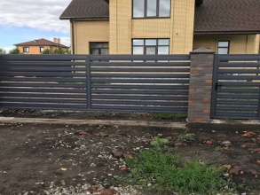 Забор жалюзи 72 метра фото в Лысково