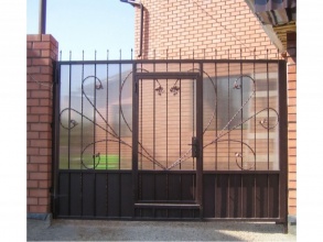 Кованые заборы с поликарбонатом 80 метров фото в Лысково